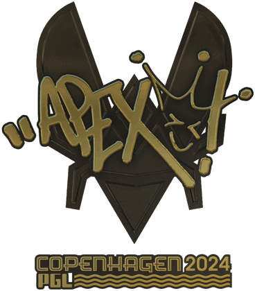 Sticker | apEX(금박) | 코펜하겐 2024