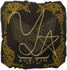 Sticker | yxngstxr (Gold) | Austin 2025 image