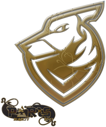 Sticker | Grayhound Gaming (Gold) | Paris 2023