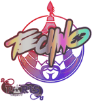 Sticker | Techno4K (Holo) | Paris 2023