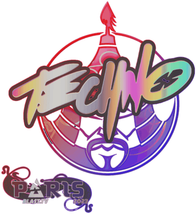 Sticker | Techno4K (Holo) | Paris 2023