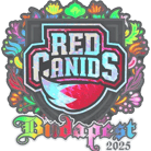 Sticker | RED Canids (Holo) | Budapest 2025 image