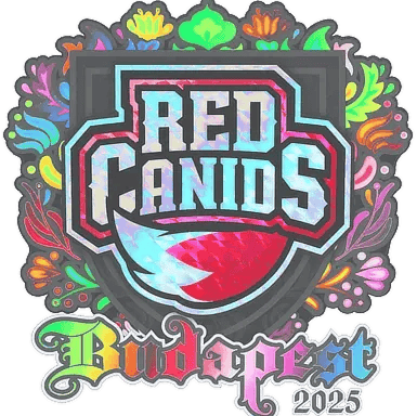 스티커 | RED Canids (Holo) | Budapest 2025