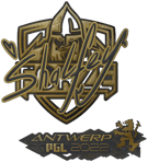 Sticker | shalfey (Gold) | Antwerp 2022