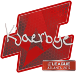 Sticker | Kjaerbye | Atlanta 2017