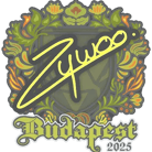 Sticker | ZywOo | Budapest 2025 Sticker | ZywOo | Budapest 2025 image