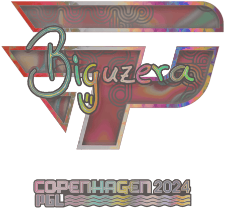 Sticker | biguzera (Olografico) | Copenaghen 2024
