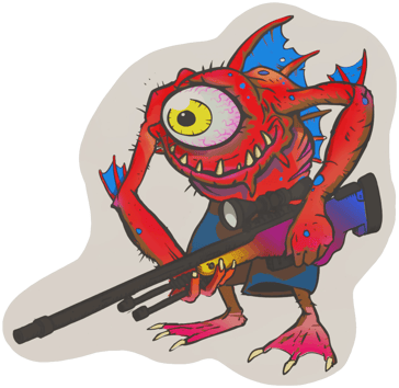 Sticker | Red Cyclawps