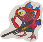 Sticker | Red Cyclawps