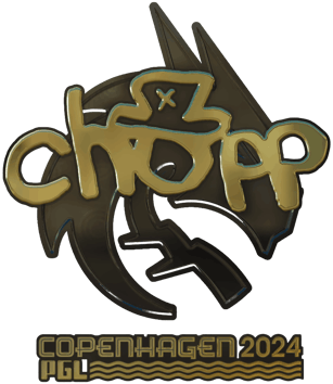 Sticker | chopper (Vàng) | Copenhagen 2024