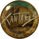 Sticker | XANTARES (Gold) | Katowice 2019 image