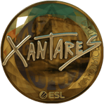 Sticker | XANTARES (Gold) | Katowice 2019