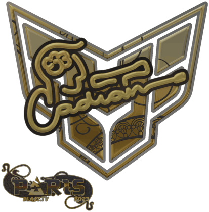 Sticker | cadiaN (Oro) | Parigi 2023
