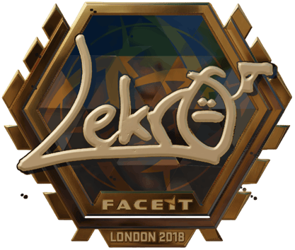 Adesivo | Lekr0 (Dourado) | Londres 2018