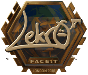 Sticker | Lekr0 (Gold) | London 2018