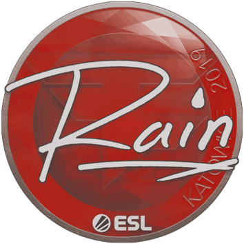 Sticker | rain | Katowice 2019