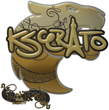 Sticker | KSCERATO (złota) | Paryż 2023