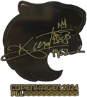 Sticker | KSCERATO (Gold) | Copenhagen 2024 image