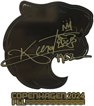 Sticker | KSCERATO (Gold) | Kopenhagen 2024