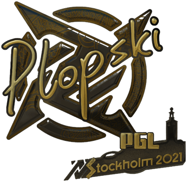 Sticker | Plopski (Vàng) | Stockholm 2021