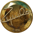 Sticker | ZywOo (Gold) | Katowice 2019 image