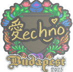 Sticker | Techno4K (Embroidered) | Budapest 2025