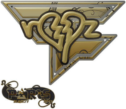 Sticker | ropz (złota) | Paryż 2023