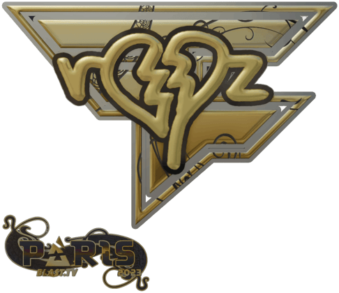 Sticker | ropz (złota) | Paryż 2023