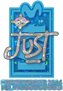 Sticker | JUST (scintillant) | Copenhague 2024