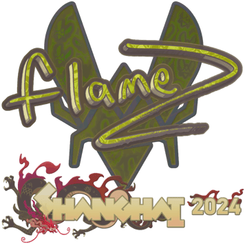 Sticker | FlameZ (Holo) | Xangai 2024