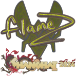 Sticker | FlameZ (Holo) | Shanghai 2024