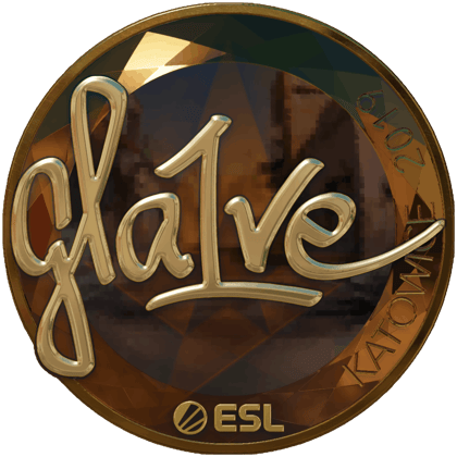 Sticker | gla1ve (dorada) | Katowice 2019