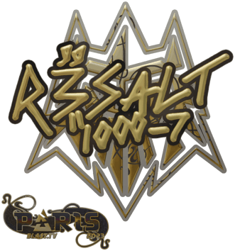 Sticker | r3salt (Vàng) | Paris 2023