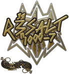 Sticker | r3salt (Gold) | Paris 2023