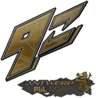 Sticker | 9z Team (Gold) | Antwerp 2022 image