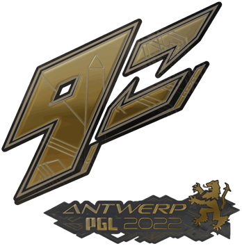 Sticker | 9z Team (kulta) | Antwerpen 2022