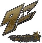 Sticker | 9z Team (Gold) | Antwerp 2022
