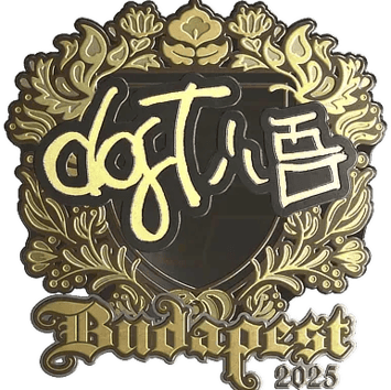 스티커 | dgt (Gold) | Budapest 2025