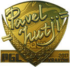 Sticker | hutji (Gold) | Krakow 2017 Sticker | hutji (Gold) | Krakow 2017 image