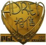 Sticker | AdreN (Gold) | Krakow 2017