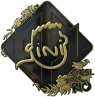 Sticker | VINI (Gold) | Rio 2022 Sticker | VINI (Gold) | Rio 2022 image