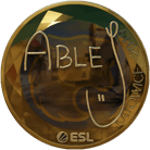 Sticker | ableJ (Gold) | Katowice 2019 image