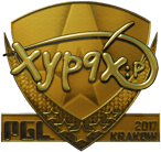 Sticker | Xyp9x (Gold) | Krakow 2017 image