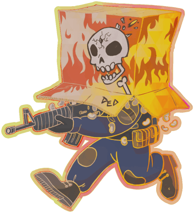 Sticker | Attention, fragile (holo)