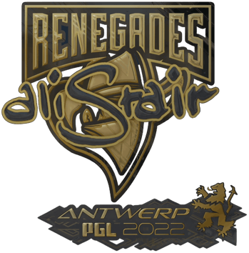 Sticker | aliStair（黃金）| Antwerp 2022