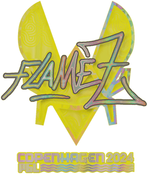 Sticker | FlameZ (holográfica) | Copenhague 2024