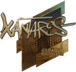 Sticker | XANTARES (Gold) | Boston 2018
