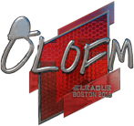 Sticker | olofmeister (Foil) | Boston 2018 image
