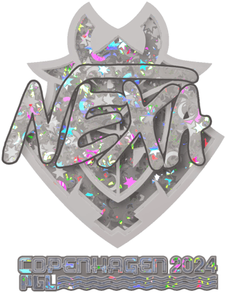 Sticker | nexa (brokatowa) | Kopenhaga 2024