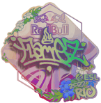 Sticker | FlameZ (Holo) | Rio 2022